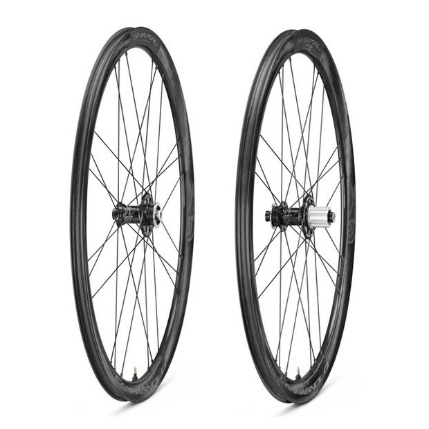 WheelSet Campagnolo Shamal Carbon Shimano HG11 Disc Brake - 21 mm