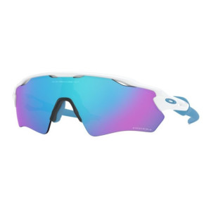 Oakley Radar EV XS Path Polished White Children Sunglasses - Prizm Sapphire