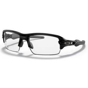 Oakley Flak XS Polished Black Sunglasses - Clear