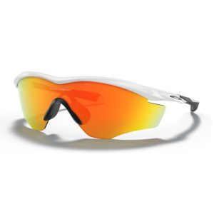 Oakley M2 Frame XL Polished White Sunglasses - Fire Iridium