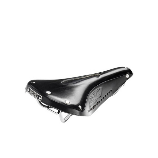 Brooks B17 Carved Short Women Saddle - 176x242 mm - Black