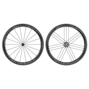 Campagnolo Bora WTO 45 Pads Wheelset 2-Way Fit Cassette Body Campagnolo Bright