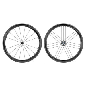 Campagnolo Bora WTO 45 Pads Wheelset 2-Way Fit Cassette Body Campagnolo Dark Label
