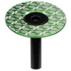 Anodized Cover + Alu Screws Monza TopCap Deda Elementi 1"1/8 Green