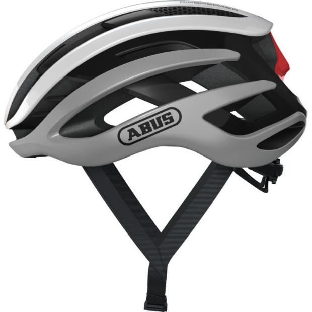 Abus Air Breaker Road Helmet Silver/White