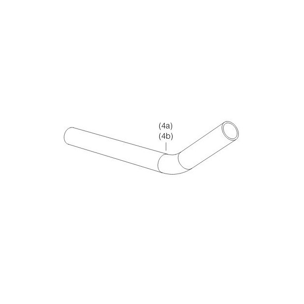 Deda Elementi Parabolica 1 Extension Pair - 300 mm - Black