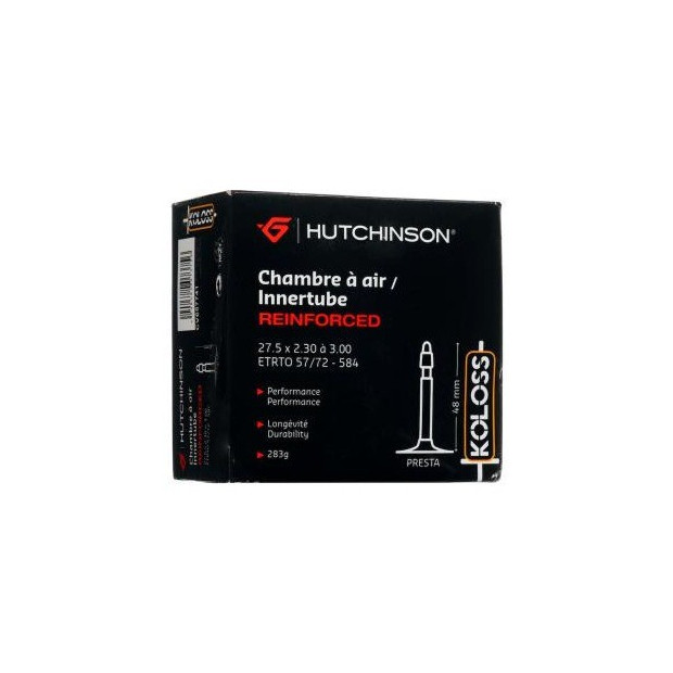 Hutchinson Renforced Koloss Innertube 27.5X2.30/3 - Presta 48mm