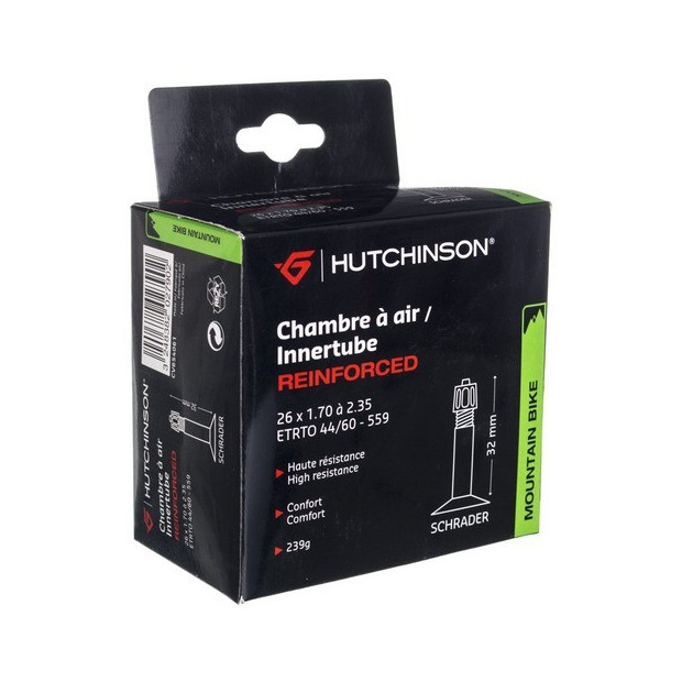 Hutchinson Renforced Innertube 26X1.70/2.35 - Schrader 32mm