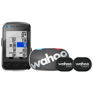 Wahoo ELEMNT Bolt Bike GPS Computer + Cardio Belt/Cadence/Speed Sensors