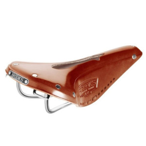 Brooks B17 Carved Imperial Men Saddle - 175x275 mm - Honey