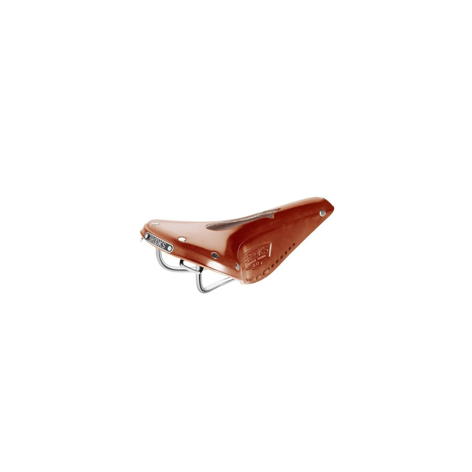 Brooks B17 Narrow Carved Honey