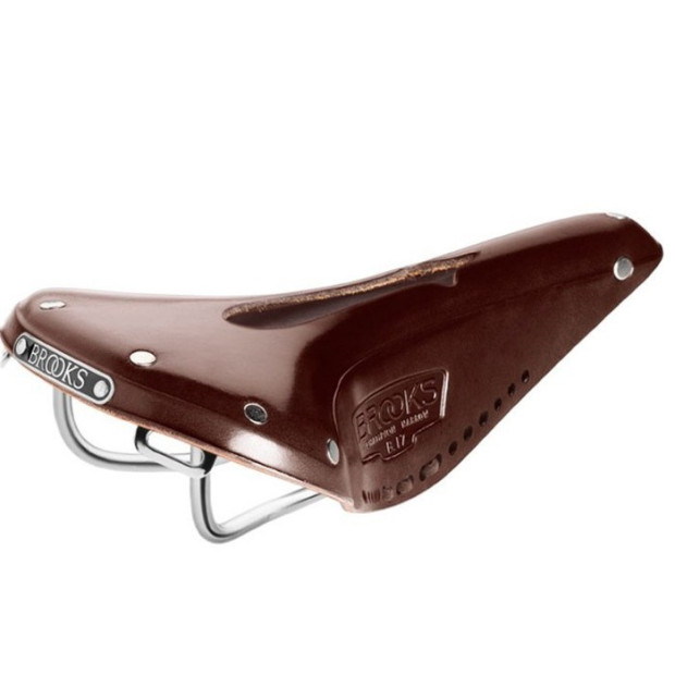 Brooks B17 Carved Men Saddle - 175x275 mm - Brown