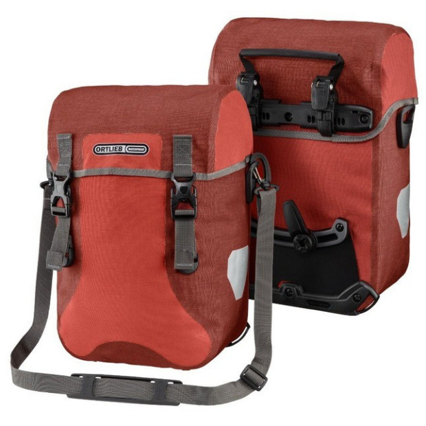 Pair of Ortlieb Sport-Packer Plus Bike Panniers Red