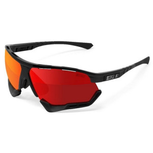 Scicon Aerocomfort Glasses Black SCN-PP Red Multi-Reflective Lens