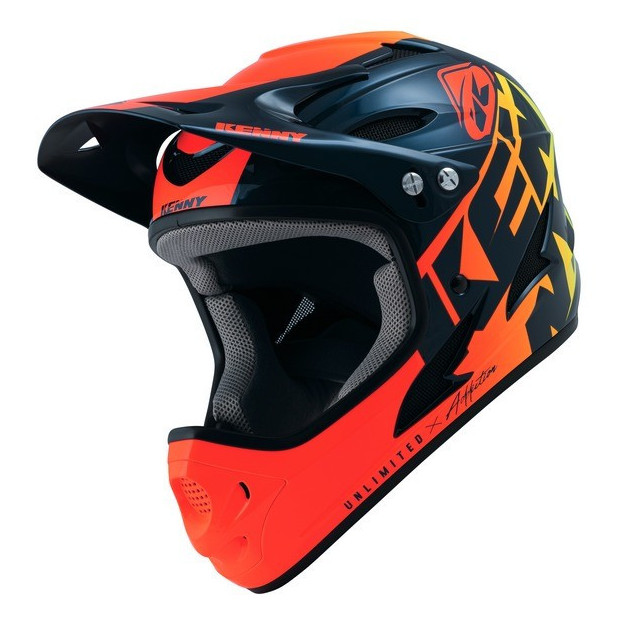 Kenny Downhill Graphic FullFace Helmet Orange