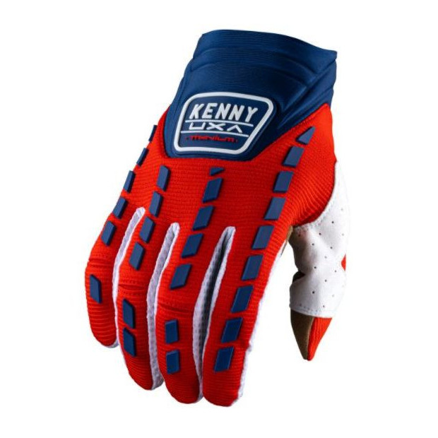 Kenny Titanium MTB Gloves Navy/Red