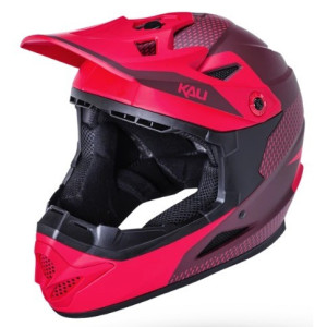 Kali Zoka Youth Full Face Helmet Red/Burgundy