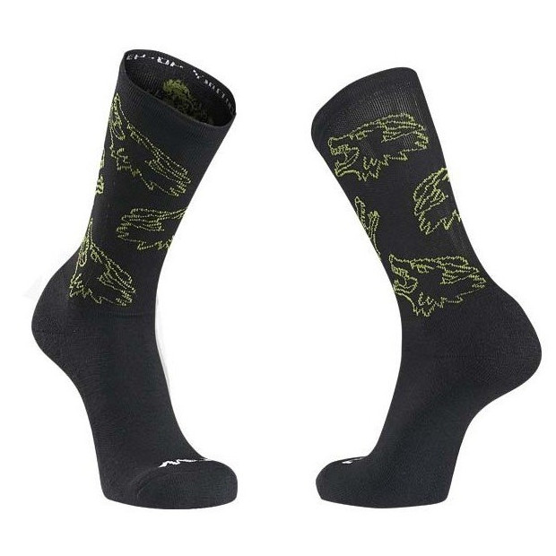 Northwave Core Winter Socks Black/Vert