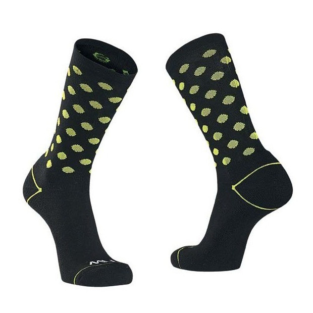 Northwave Core Winter Socks Black/Fluo Yellow