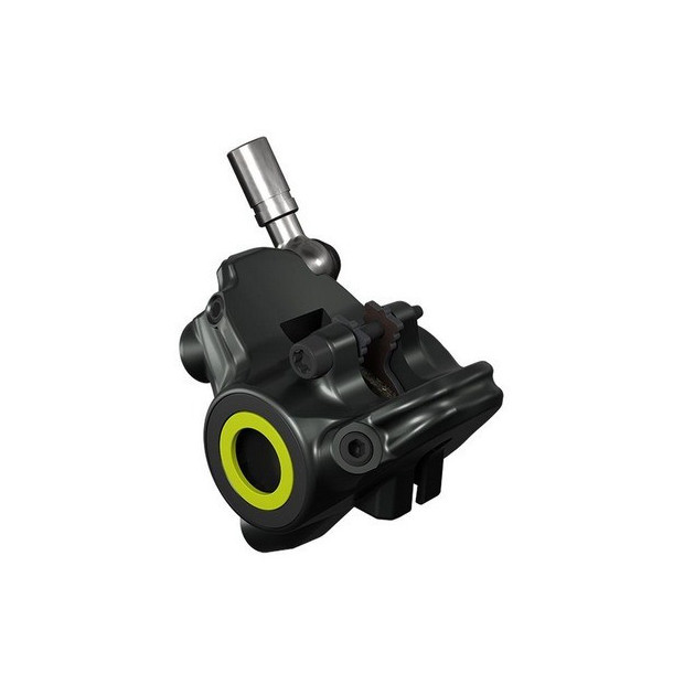 Magura MT4/MT8 SL Brake Caliper - Flatmount - Black-Neon Yellow