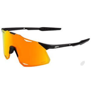 100% Hypercraft Glasses Matte Black / HiPER Red Multilayer Mirror Lens