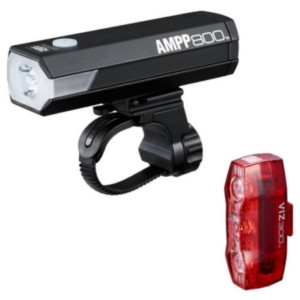 Cateye AMPP 800/VIZ 300 Front/Rear Light Kit