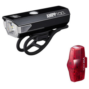 Cateye AMPP 100/VIZ 100 Front/Rear Light Kit