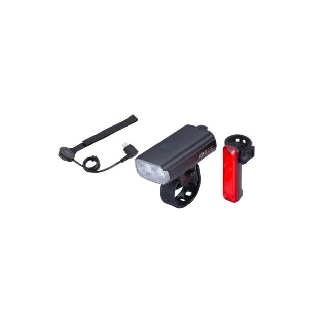 BBB StrikeDuo 1200/Signal Front/Rear Light Kit + Handlebar Remote