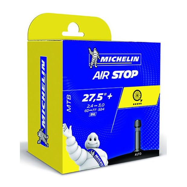 Michelin Airstop 27,5 PLUS Inner Tube 27.5x2.35/3.10" (60/77-584)