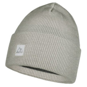 Buff Crossknit Sold Hat - Light Grey