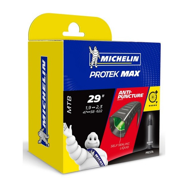 Michelin Protek Max Inner Tube 29x1.9/2.3 (47/58-622) Schrader Valve