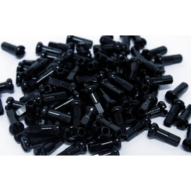 DT Swiss Aluminium 2/12 mm Nippels - Black [x5]