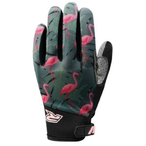 Racer GP Style Enduro Gloves Khaki/Pink