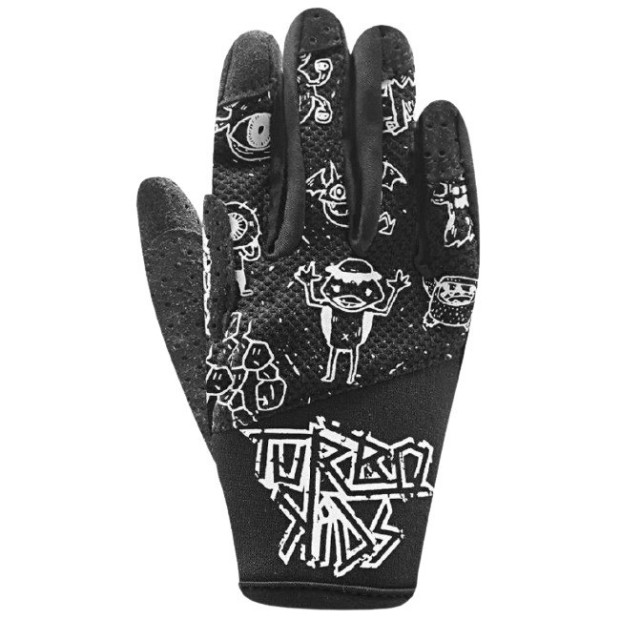 Racer Turbo Child MTB Gloves Black/White