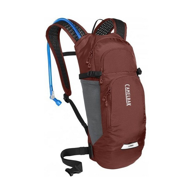 Camelbak Lobo Backpack 9L + 2L Water Bag Brick Red