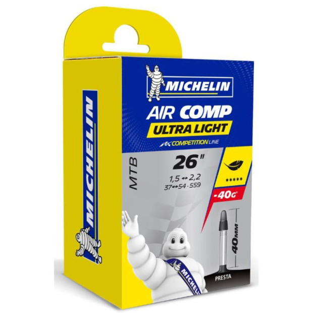 Michelin AIRCOMP C4 Ultralight Tube - 26x1.60/2.10 Presta
