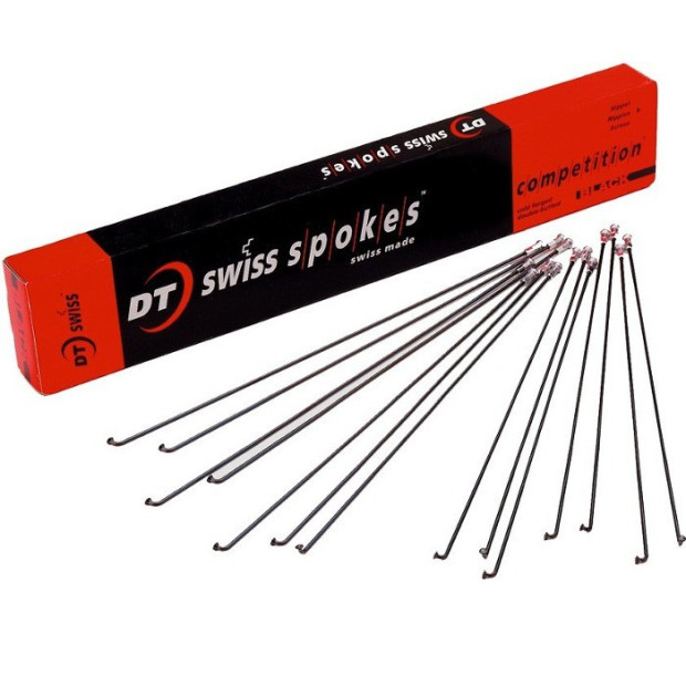 DT Swiss Competition [Ø 2 x 1.8 x 2 mm] Spoke Black [x 1]