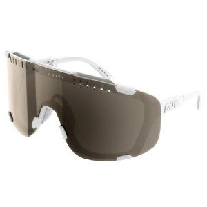 POC Davour Sunglasses White/Brown/Silver Mirror Lenses