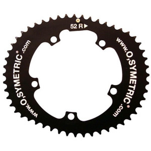 O'Symetric Chainring 130mm 50 Teeth Black