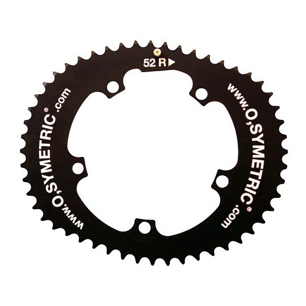 O'Symetric Chainring 130mm 50 Teeth Black