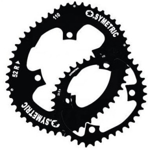 O'Symetric Shimano Chainring Kit 110mm Black