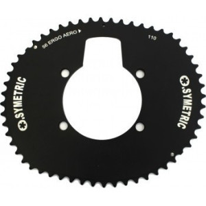 O'Symetric Ergo Outer Chainring 4 Arms 110mm Black