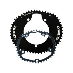 O'Symetric Ergo Aero Chainring Kit 5 Arms 130mm Black