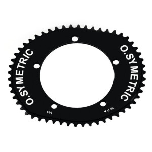 OSymetric Track Chainring 5 arms 144mm Black