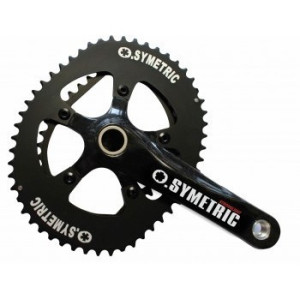 OSymetric Vorace Carbon Compact Road Crankset 110mm Black