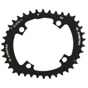 OSymetric Standard Triple Outer MTB Chainrings 104mm 42 Teeth Black