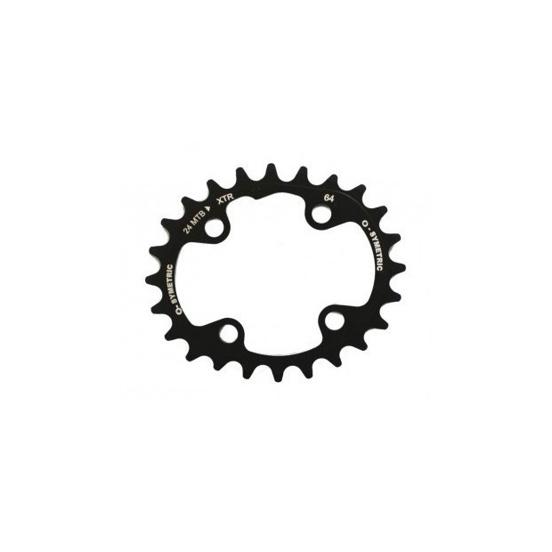 OSymetric Shimano XTR FC-M980 Outer MTB Chainring 64mm 24 Teeth Black