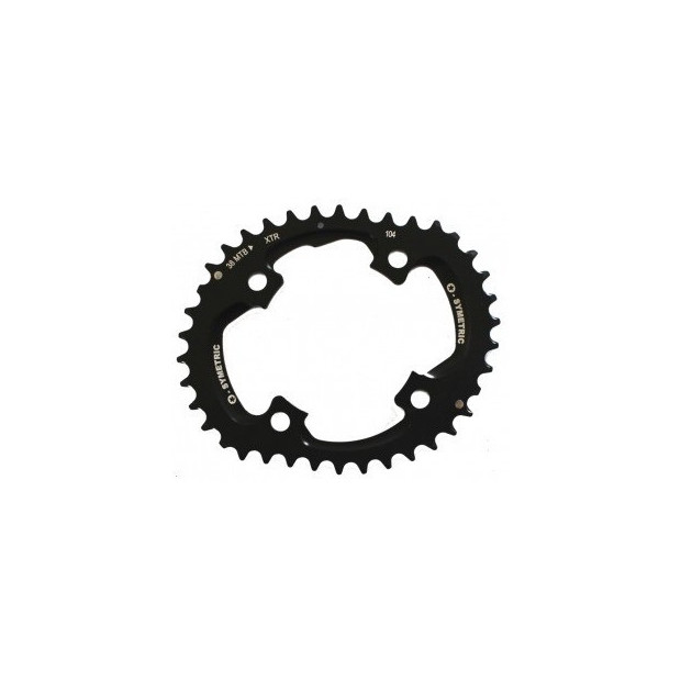 OSymetric Shimano XTR FC-M980 MTB Outer Chainring 104mm 38 Teeth Black