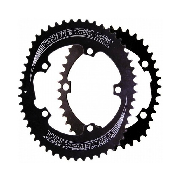 Chainring Kit OSymetric Compact 110mm Campagnolo Black