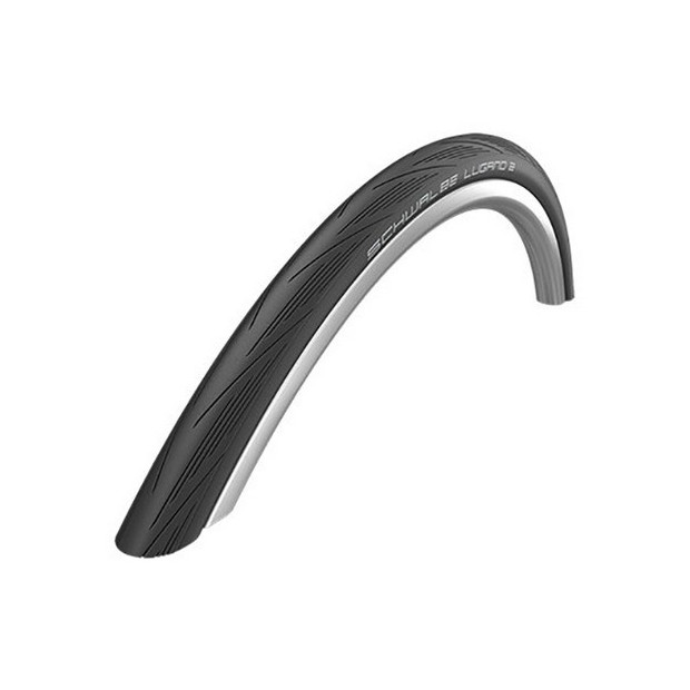 Schwalbe Lugano II Road Tyre 700x25c Tube Type Wired Black